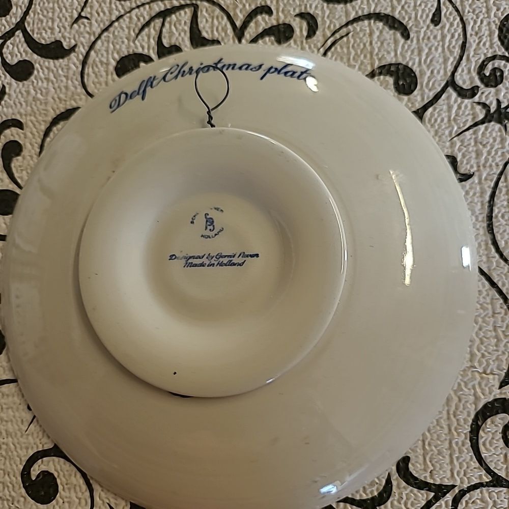 Delft Christmas Plate 1970 - Picture 2 of 5